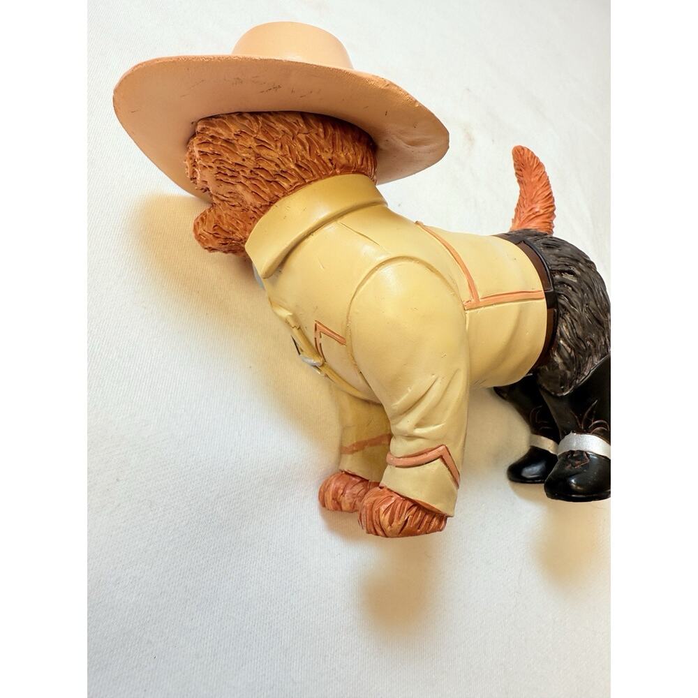 Hamilton Spurs’N Fur Yorkie Cowboy Figurine - Picture 7 of 11